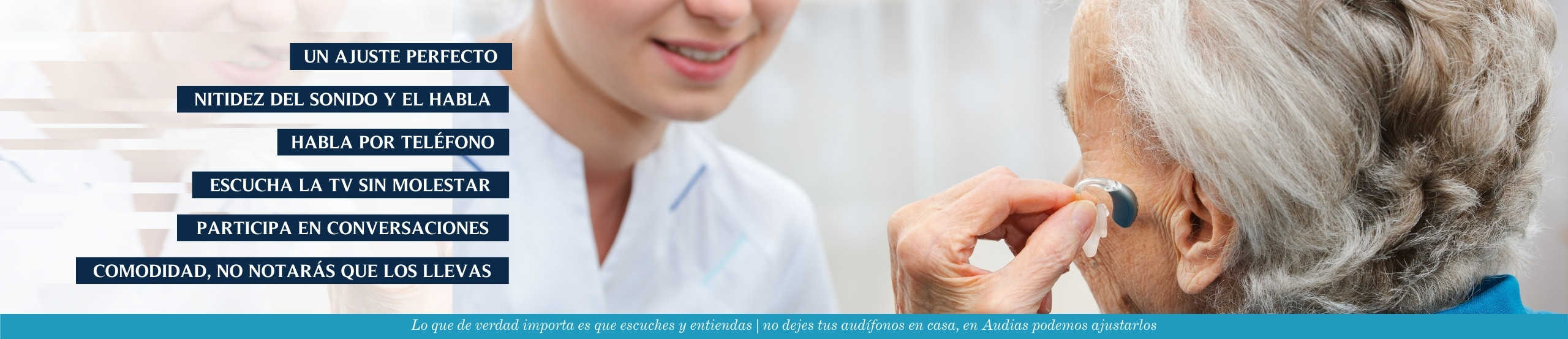 Ajuste de tus audífonos