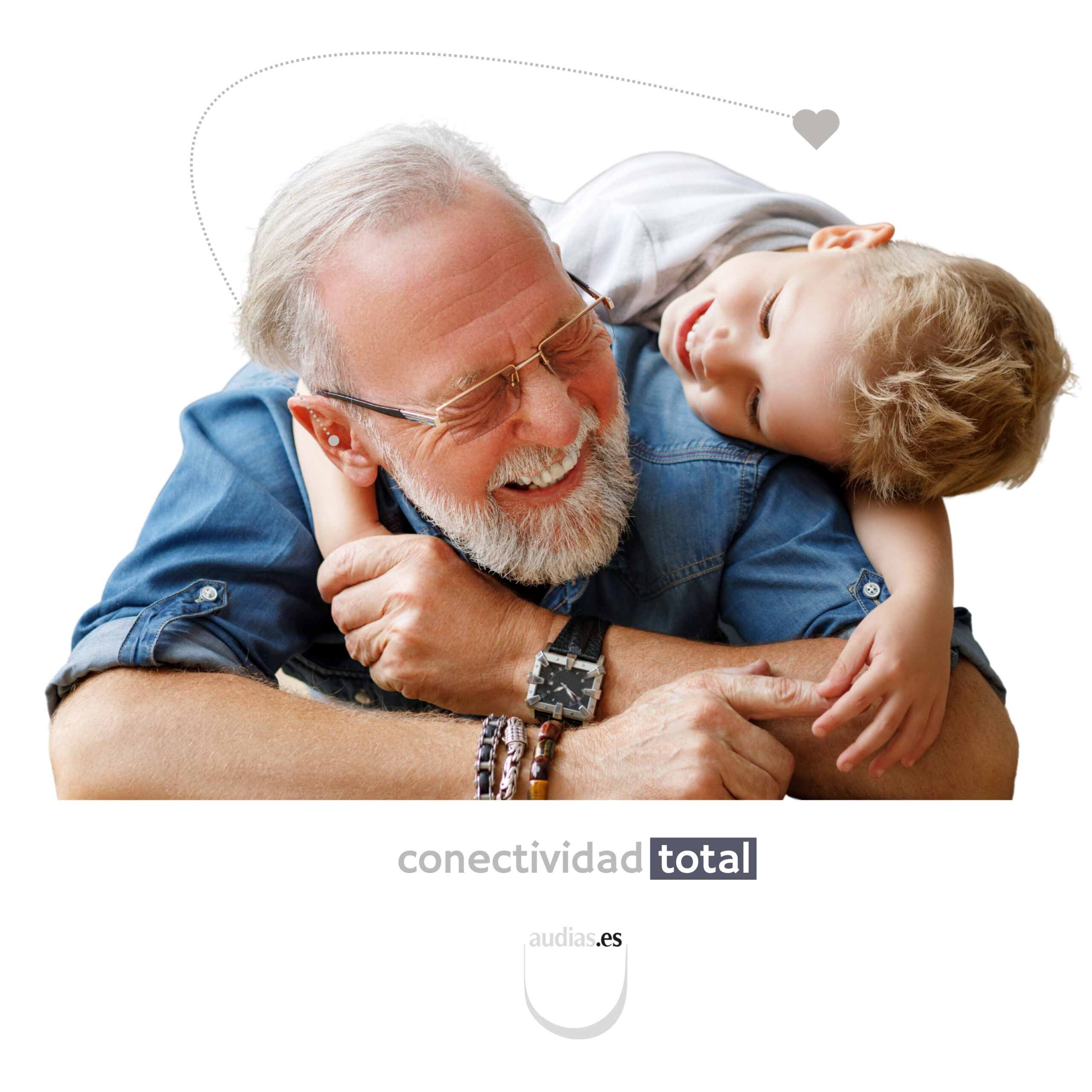 no hay conexión más fuerte que aquella que une a nietos y abuelos, escuchar para seguir conectados... #escuchaabuelo