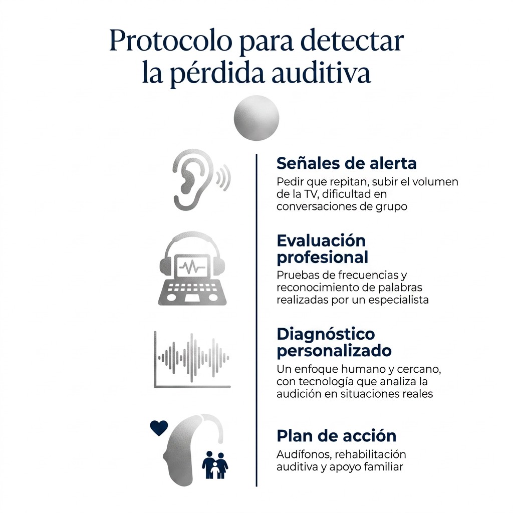 Protocolo para detectar la pérdida auditiva